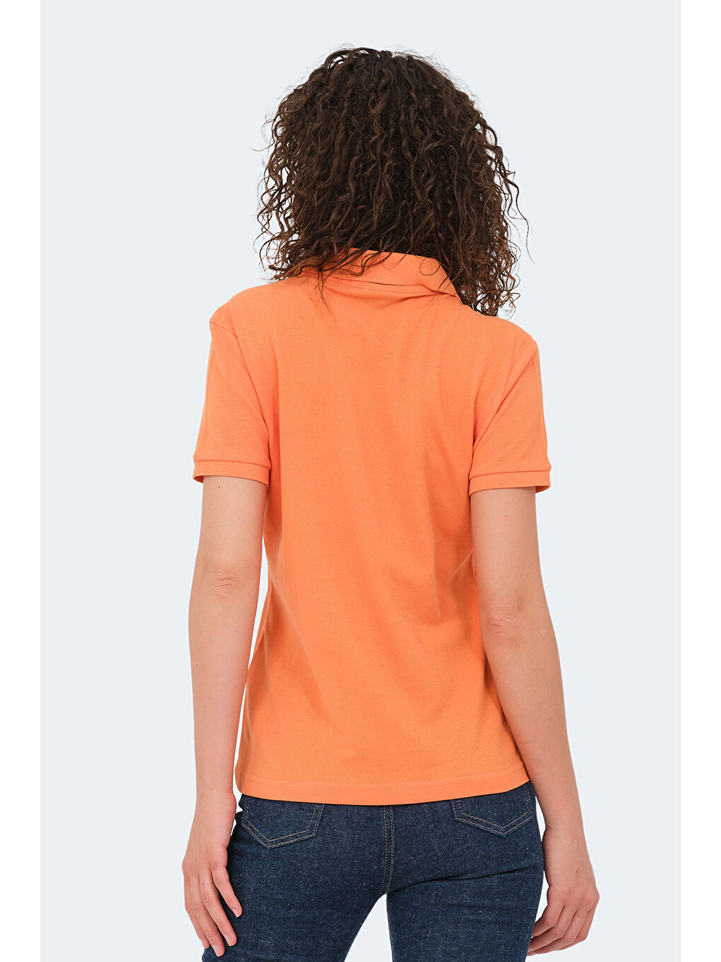 VERA I Kadın Polo Yaka Turuncu Tişört-1