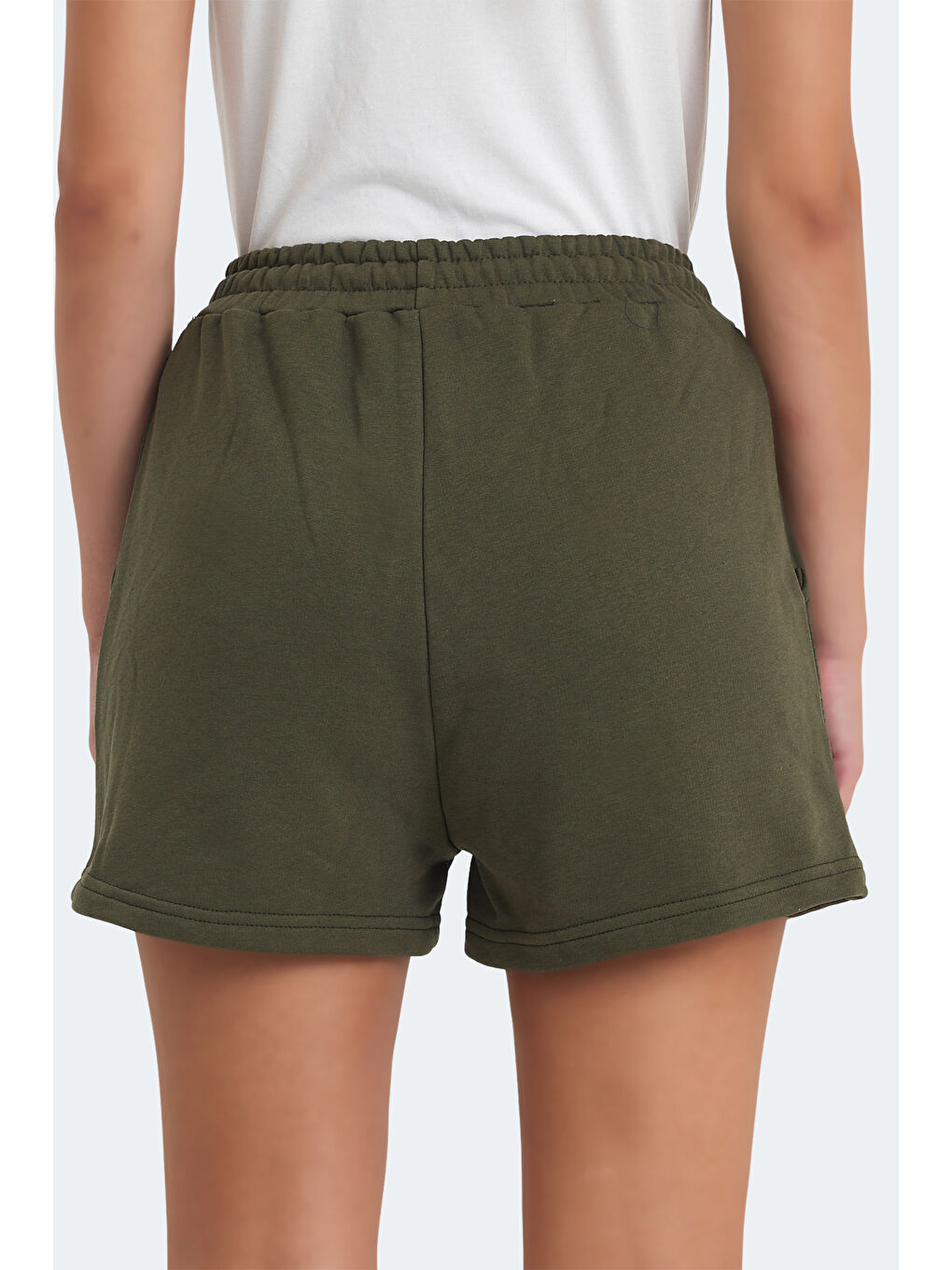 VIXI Kadın Cepli Haki Şort-3
