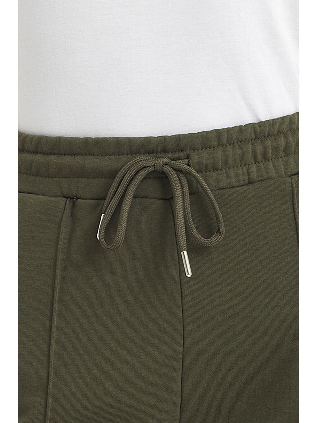 VIXI Kadın Cepli Haki Şort-5