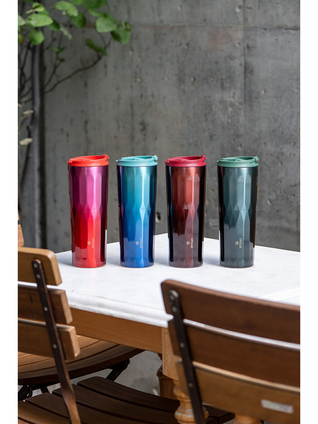 Crystal Termos Yeşil 500 ml-4