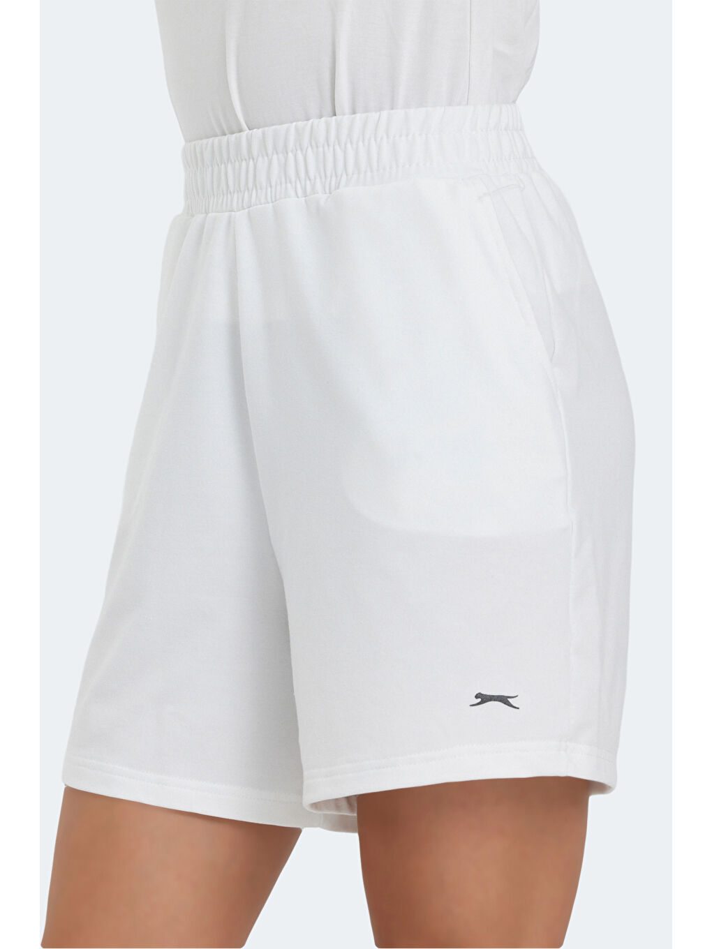 VIKENTI Kadın Cepli Ekru Şort-1