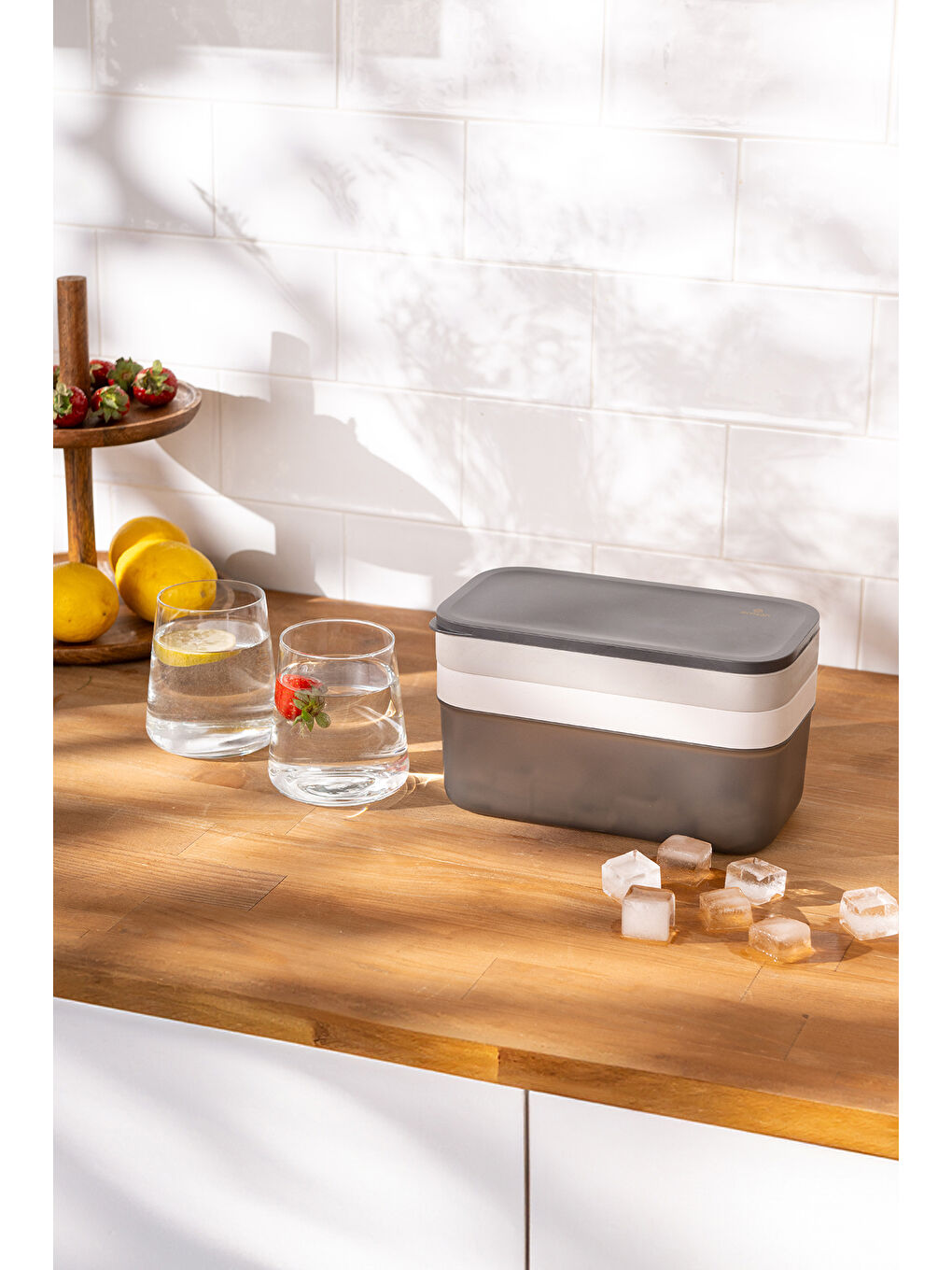 Gri Soft Kutulu Buz Kalıbı-4