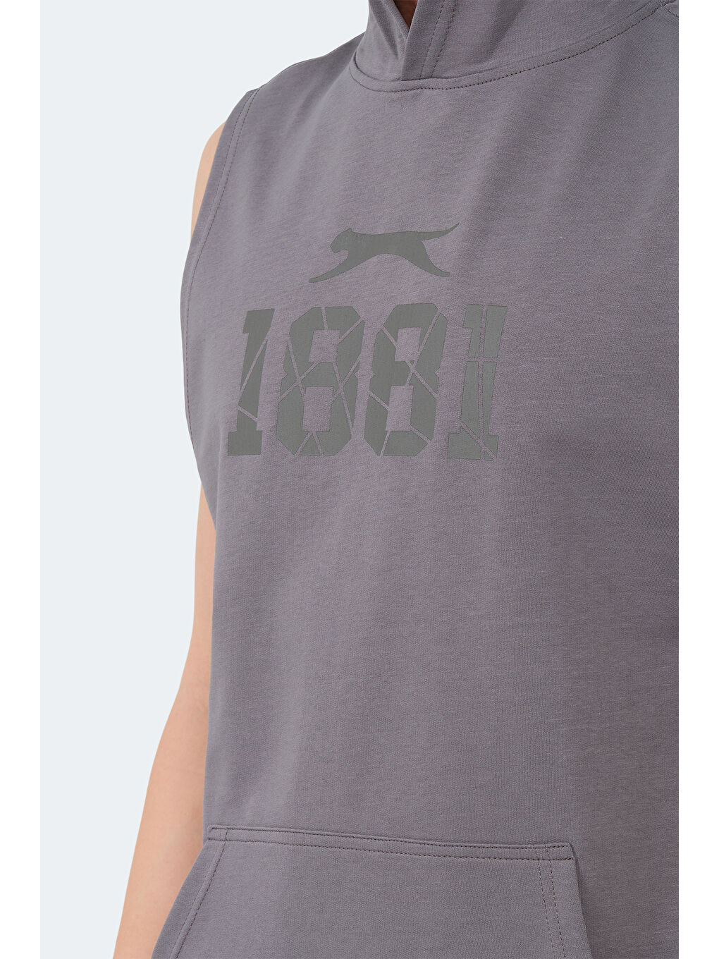 VASILISA Erkek Kolsuz Tişört Koyu Gri-3