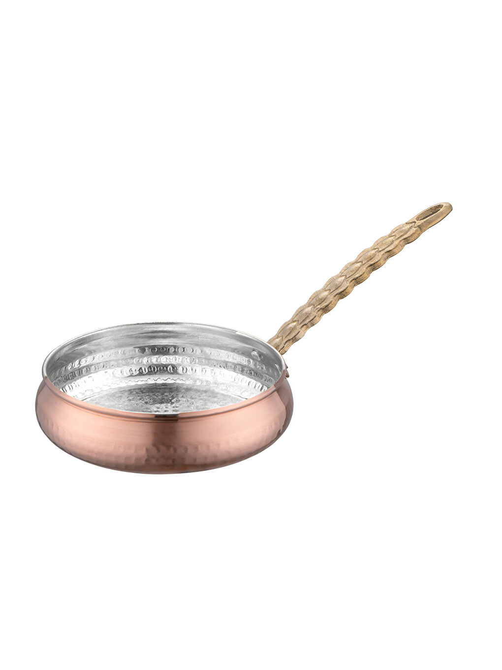 Turuncu Göbeklitepe Bakır Tava 16 cm-4