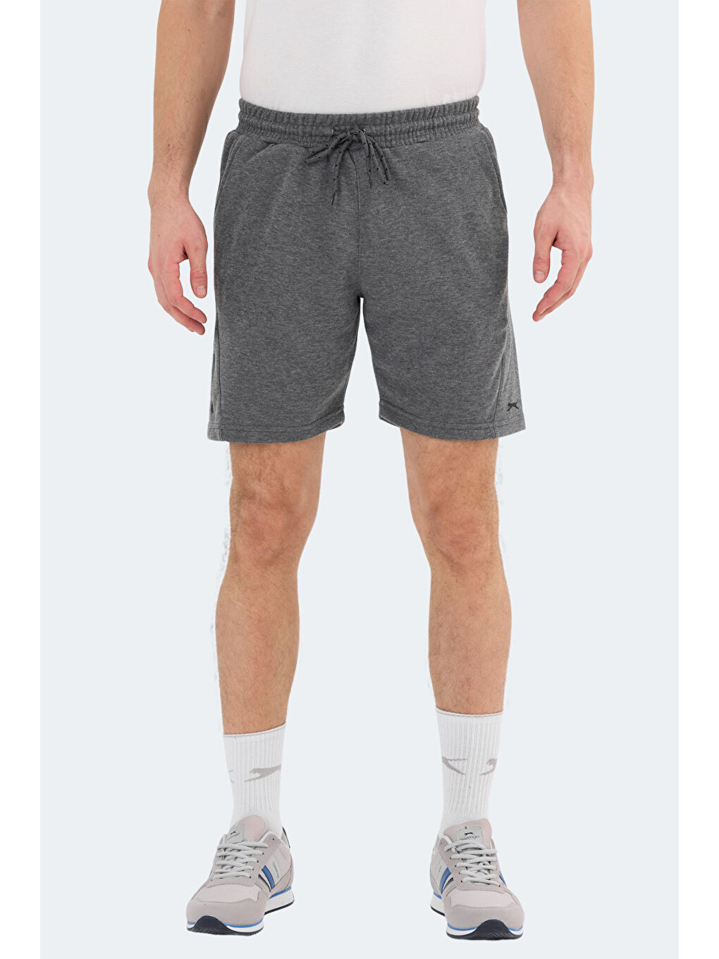 NASTYA IN Erkek Cepli Koyu Gri Şort-1