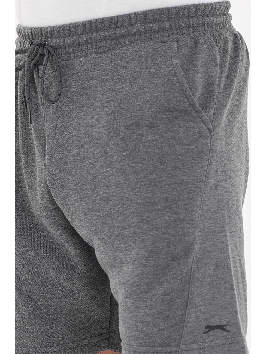 NASTYA IN Erkek Cepli Koyu Gri Şort-5