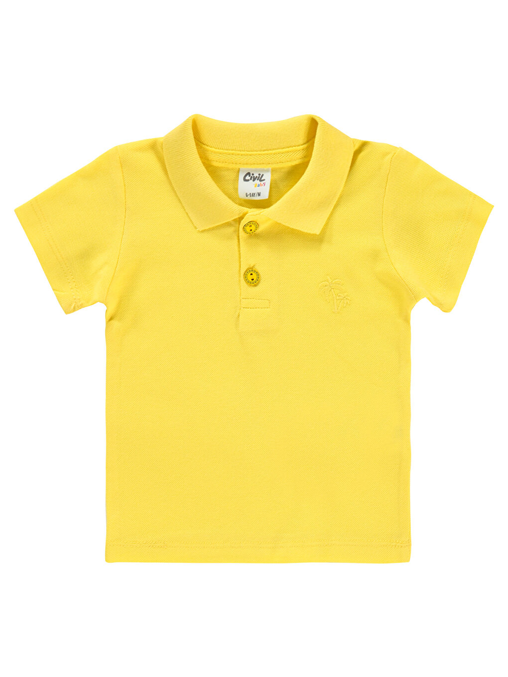 Baby Erkek Bebek Tişört 6-18 Ay Sarı