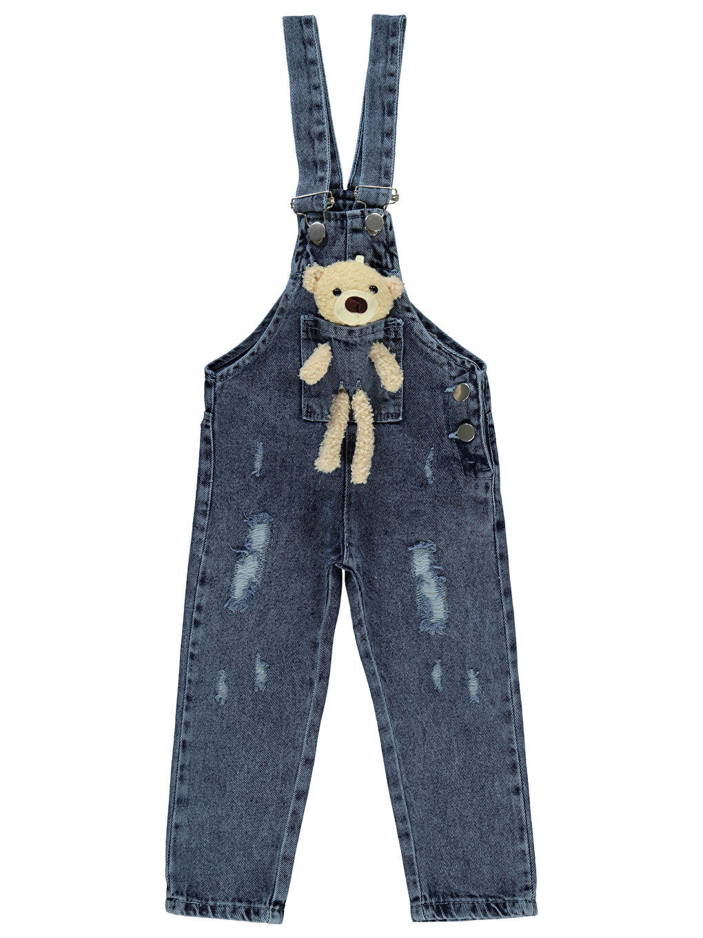 Girls Kız Çocuk Salopet 2-5 Yaş Mavi