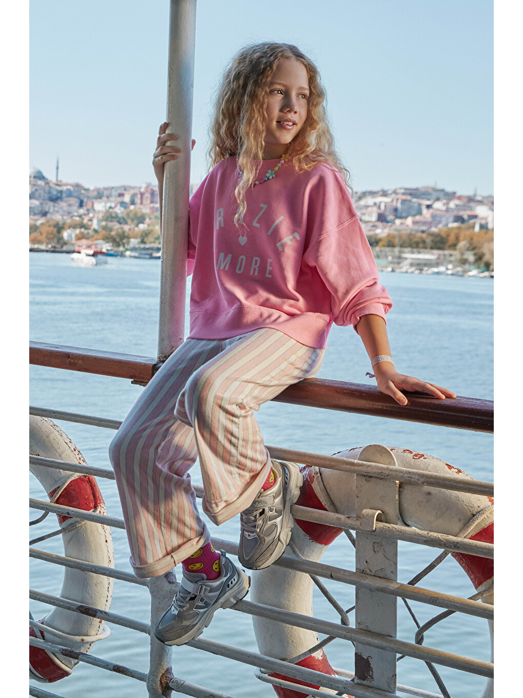 Wild Basic Unisex Çocuk Gri Spor Ayakkabı-5