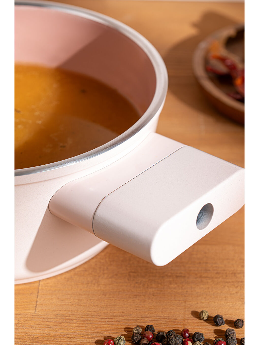 Swiss Crystal Derin Tencere- Pembe 16 cm-4