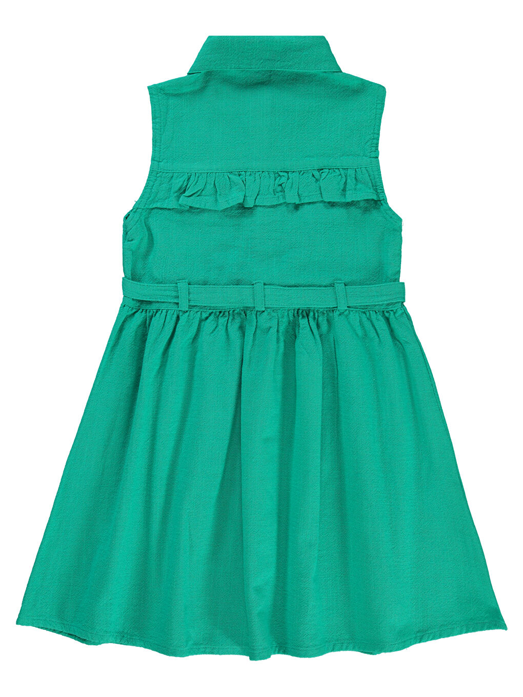Yeşil Girls Kız Çocuk Elbise 6-9 Yaş-1