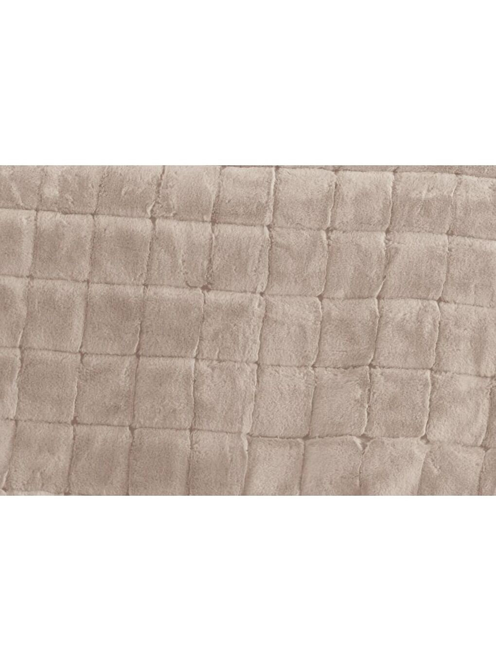 Luxe 3 Parça Çift Kişilik Yatak Örtüsü Seti Kutulu 230x250 Kareli Bej-3