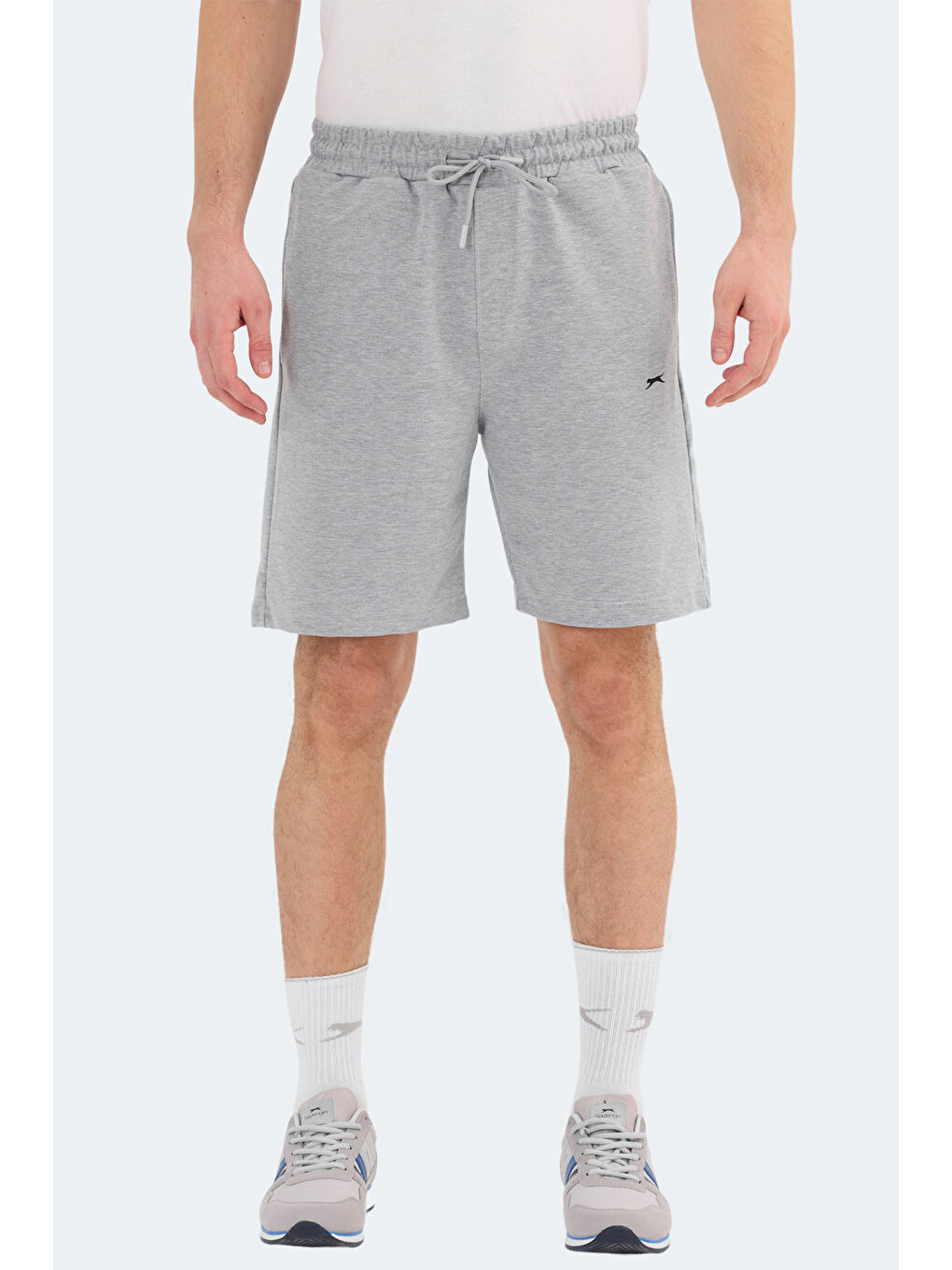 KALLIE Erkek Cepli Gri Şort-1