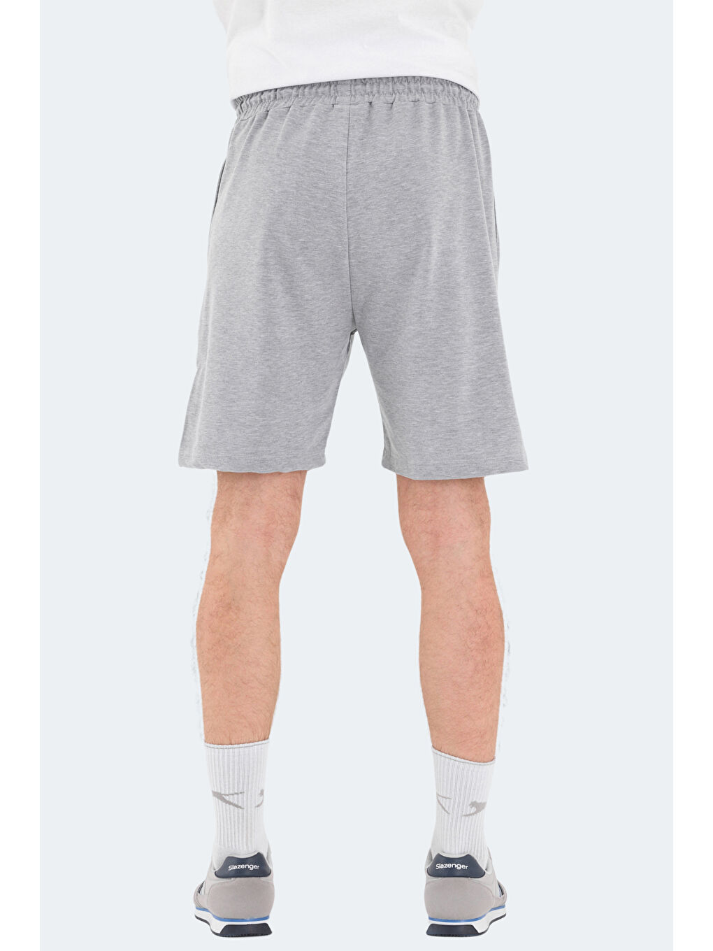 KALLIE Erkek Cepli Gri Şort-5