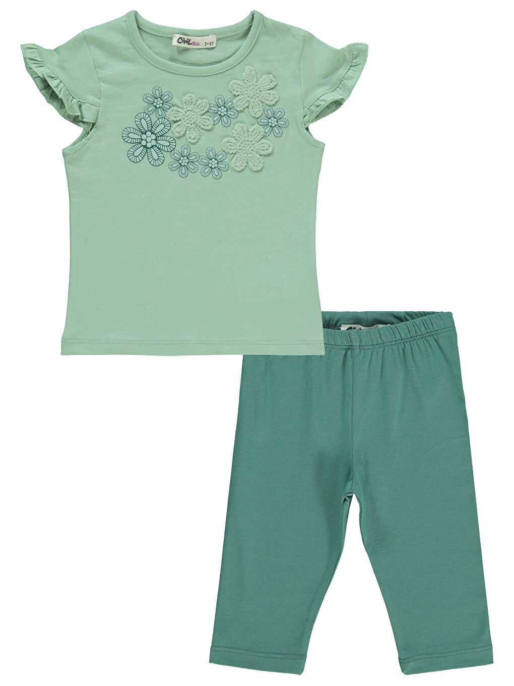 Girls Kız Çocuk Takım 2-5 Yaş Çağla Yeşili