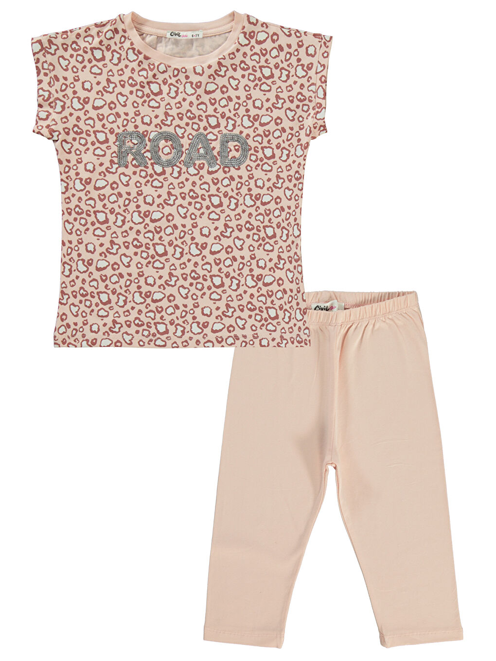 Pembe Girls Kız Çocuk Takım 6-9 Yaş Açık Pudra