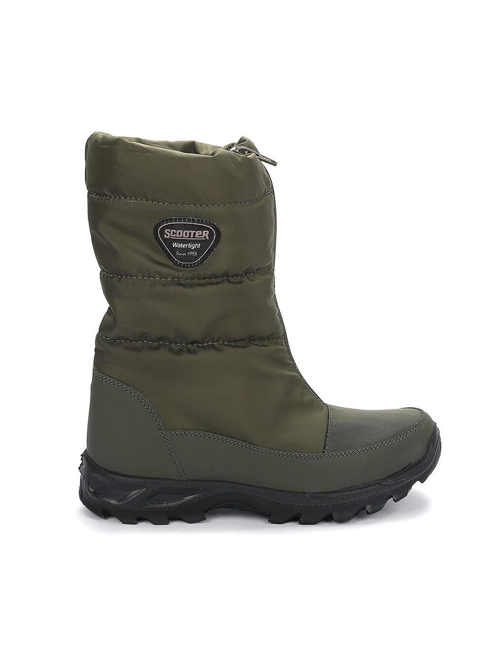 Haki Z5547 %100 Deri Asla Su Geçirmez Kadın Bot Ayakkabı-3