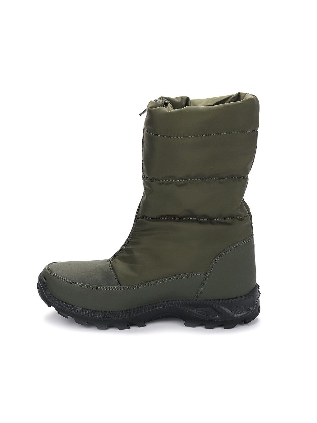 Haki Z5547 %100 Deri Asla Su Geçirmez Kadın Bot Ayakkabı-4