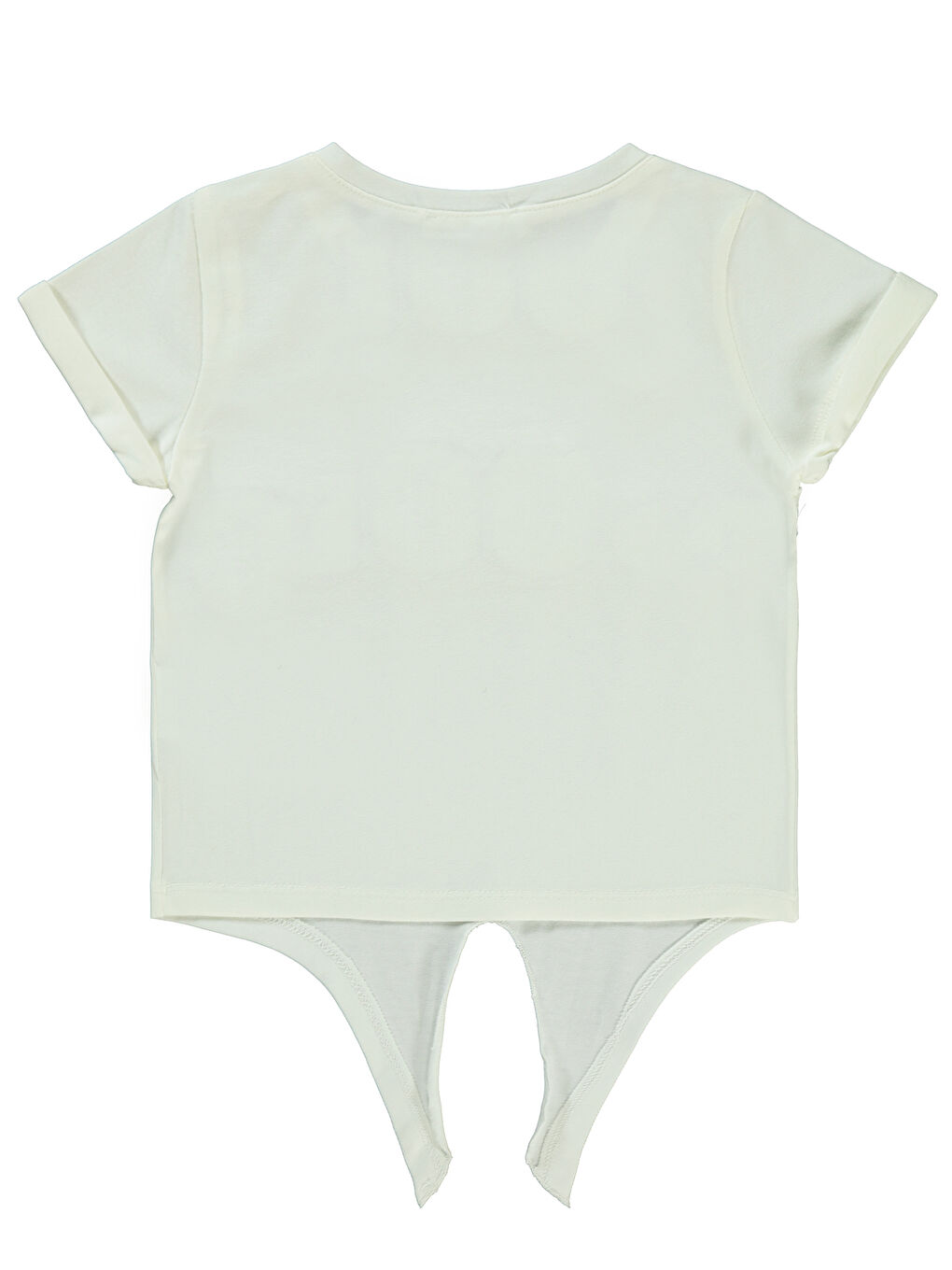 Girls Kız Çocuk Tişört 2-5 Yaş Ekru-1