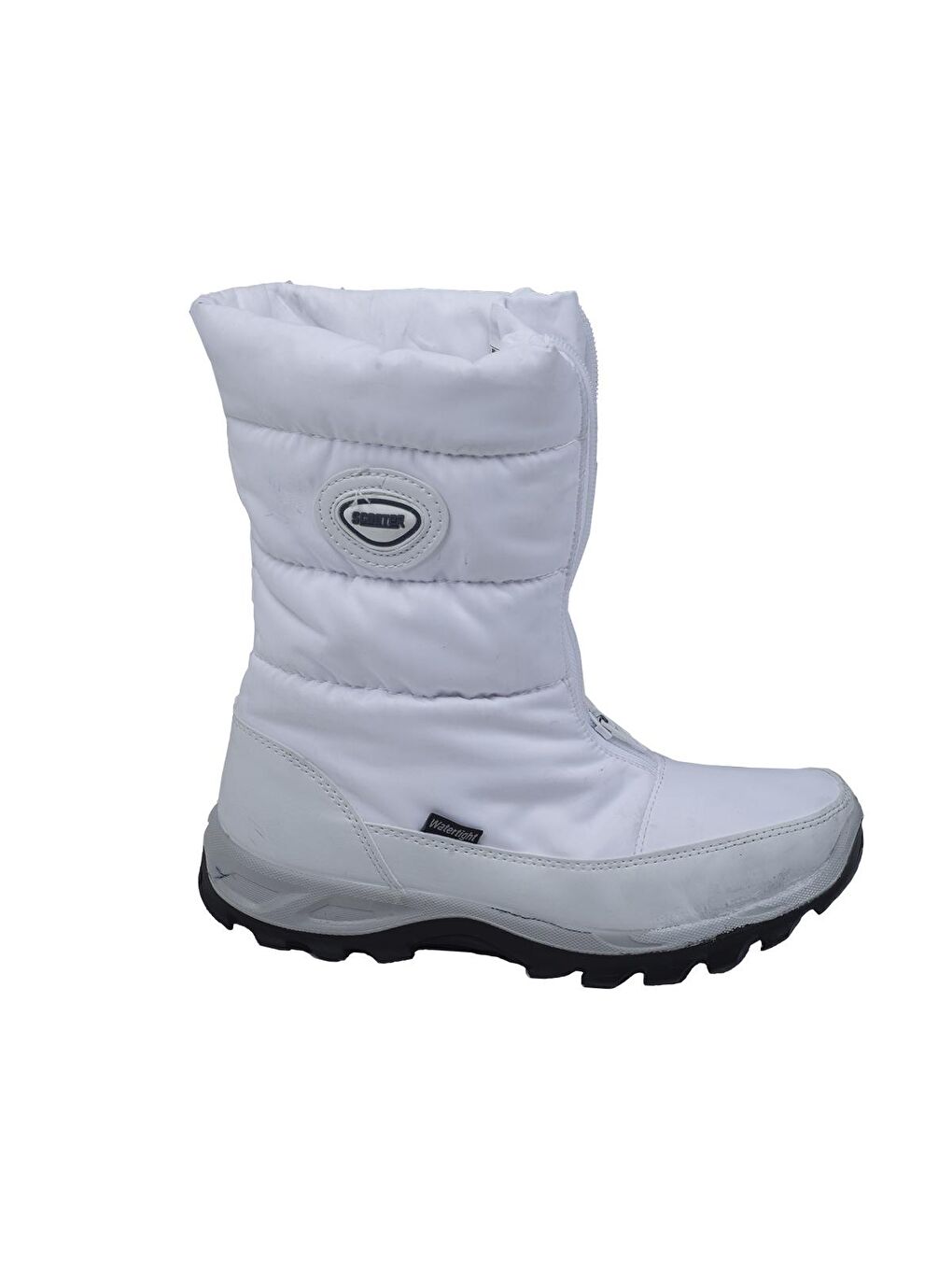 Beyaz Z5547 %100 Deri Asla Su Geçirmez Kadın Bot Ayakkabı-2