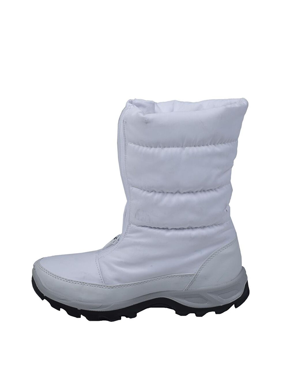 Beyaz Z5547 %100 Deri Asla Su Geçirmez Kadın Bot Ayakkabı-3