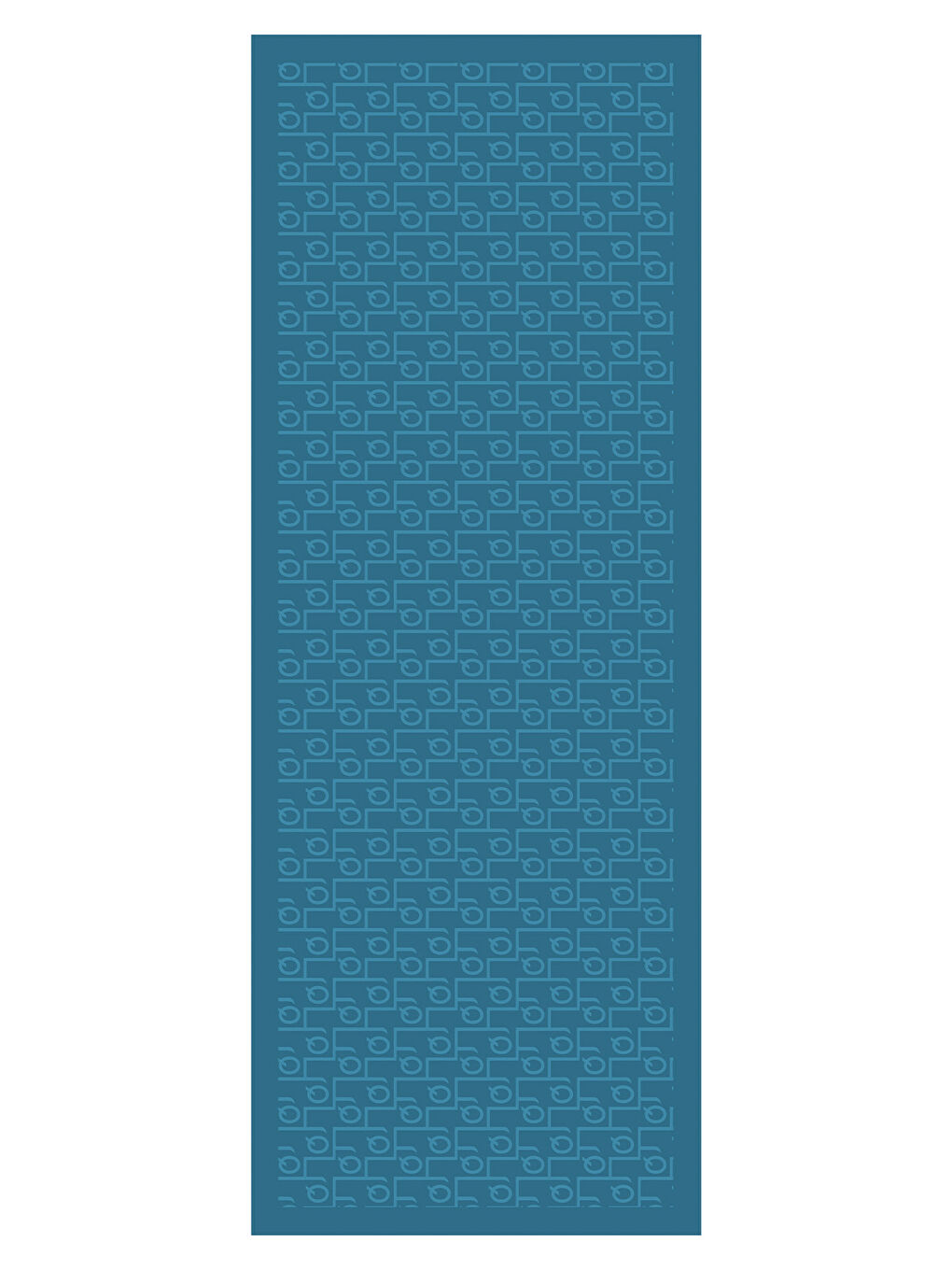 İpek Jakar Monogram Şal Petrol Mavisi-5