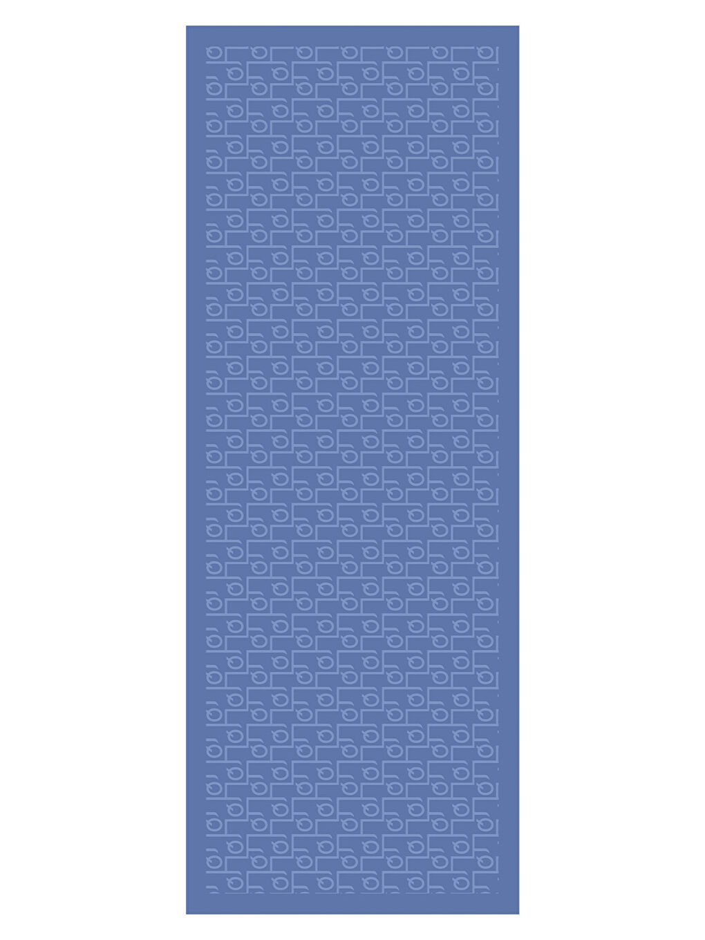İpek Jakar Monogram Şal İndigo-5