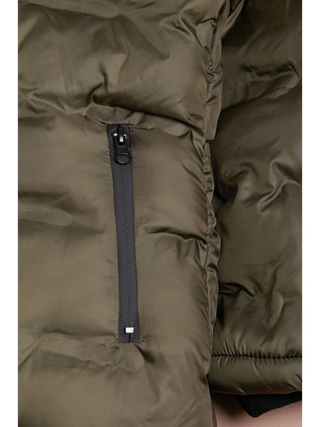 Kız Çocuk Şişme Mont Haki 15581-2