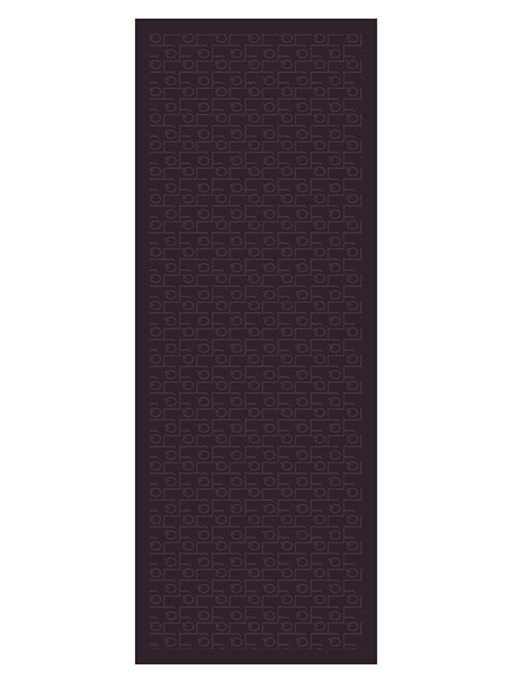 İpek Jakar Monogram Şal Mürdüm-7
