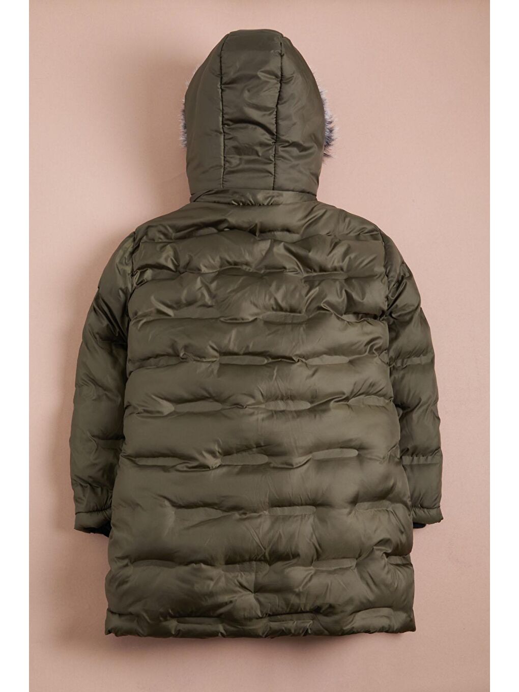 Kız Çocuk Şişme Mont Haki 15581-4