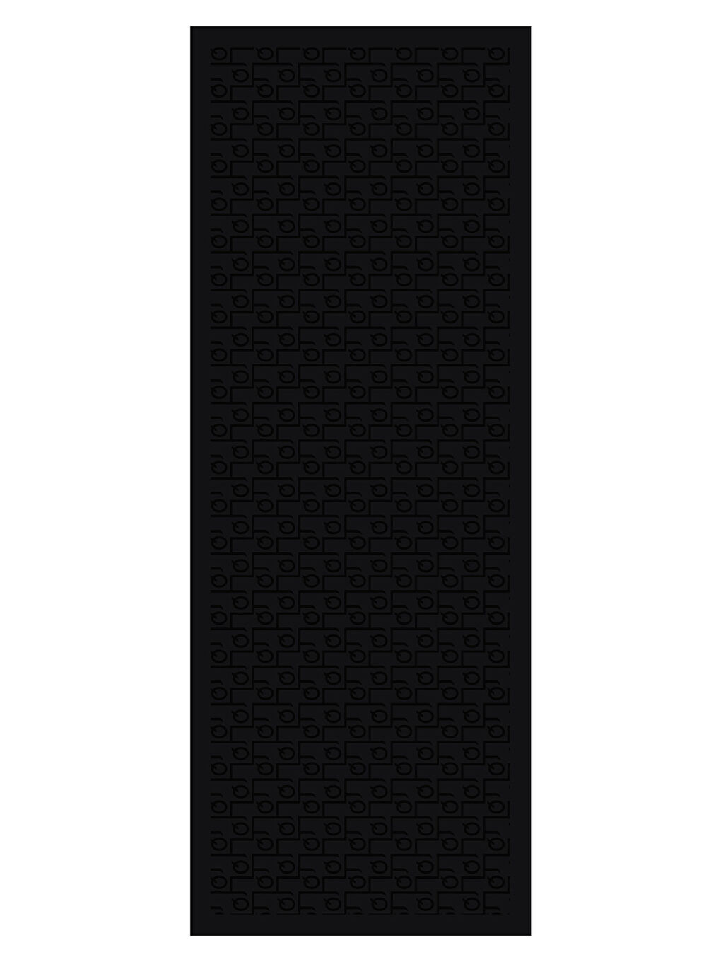 İpek Jakar Monogram Şal Siyah-5