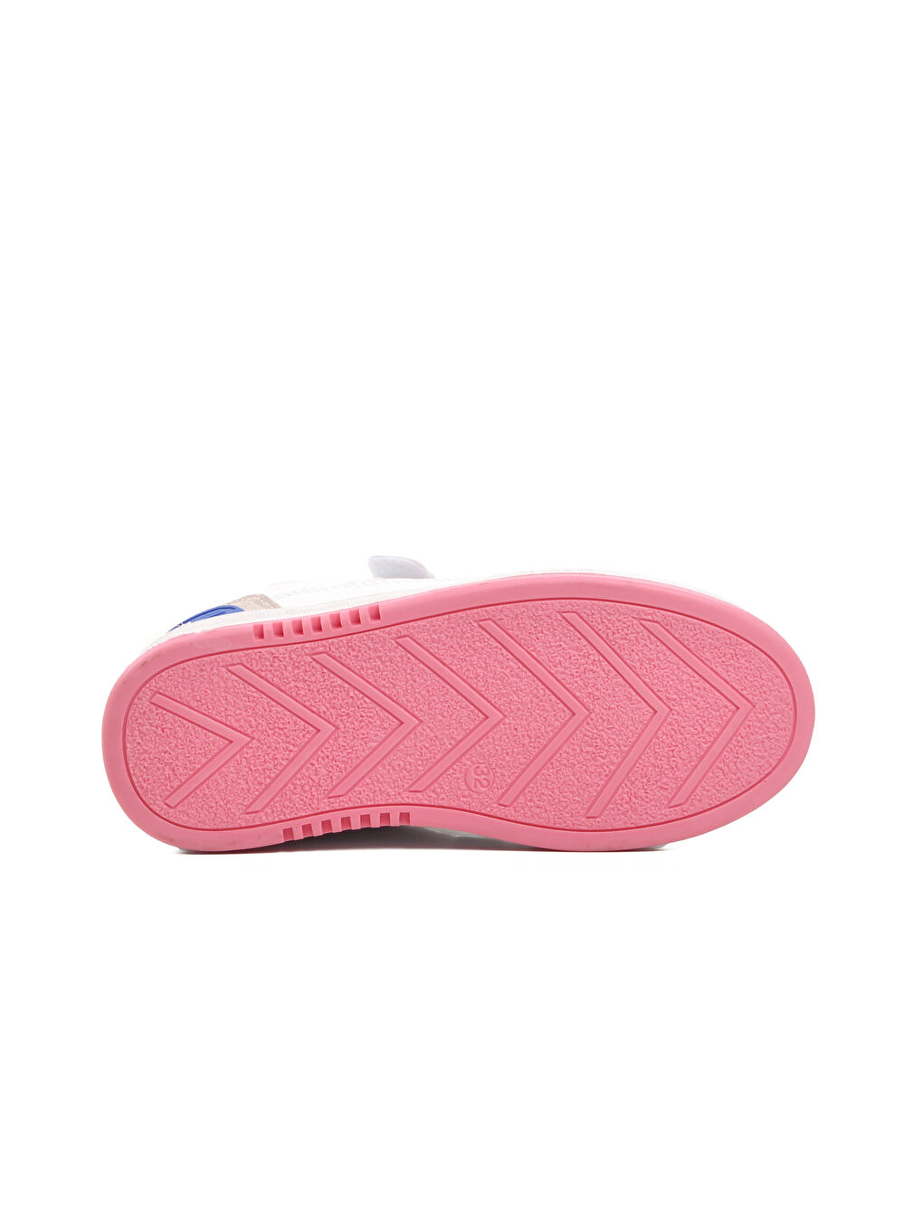725-24K-P Beyaz-Buz-Pembe Cırtlı Çocuk Sneaker-4