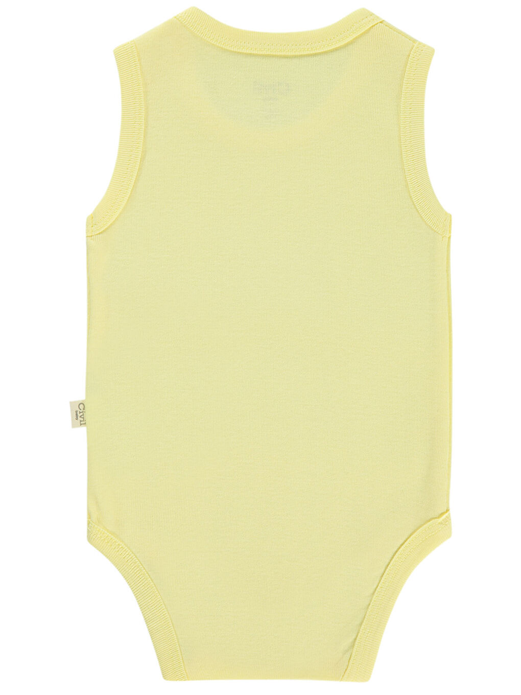 Baby Bebek Çıtçıtlı Badi 0-1 Ay Sarı-1