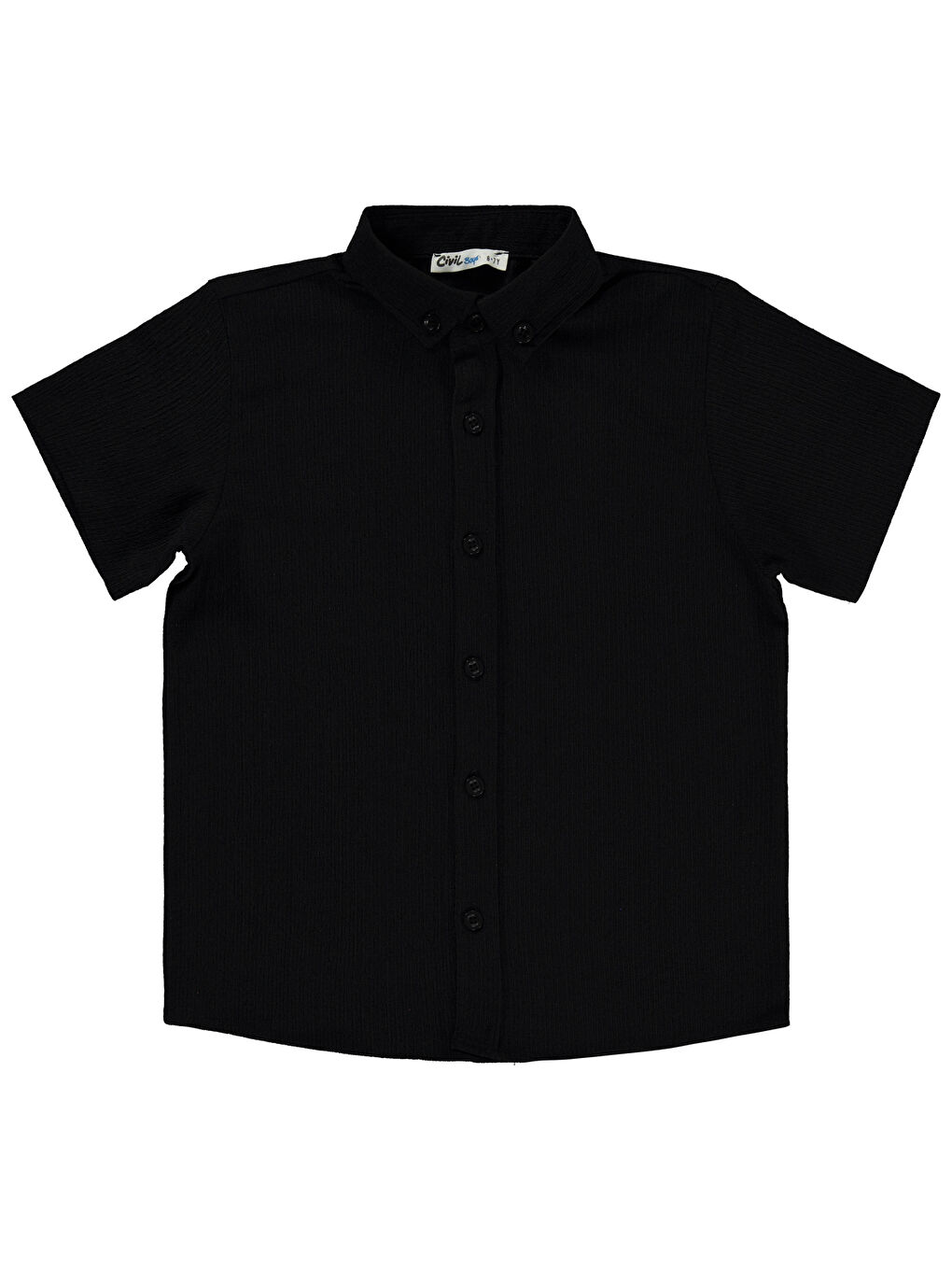 Boys Erkek Çocuk Gömlek 10-13 Yaş Siyah