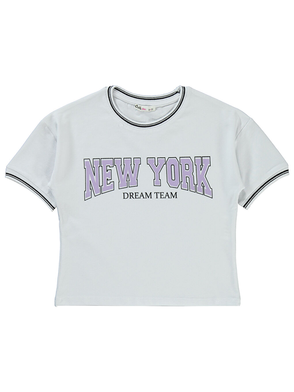 Girls Kız Çocuk Tişört 10-13 Yaş Beyaz