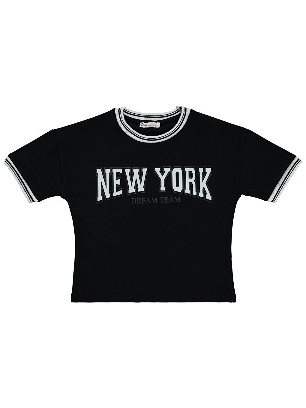 Girls Kız Çocuk Tişört 10-13 Yaş Siyah-2