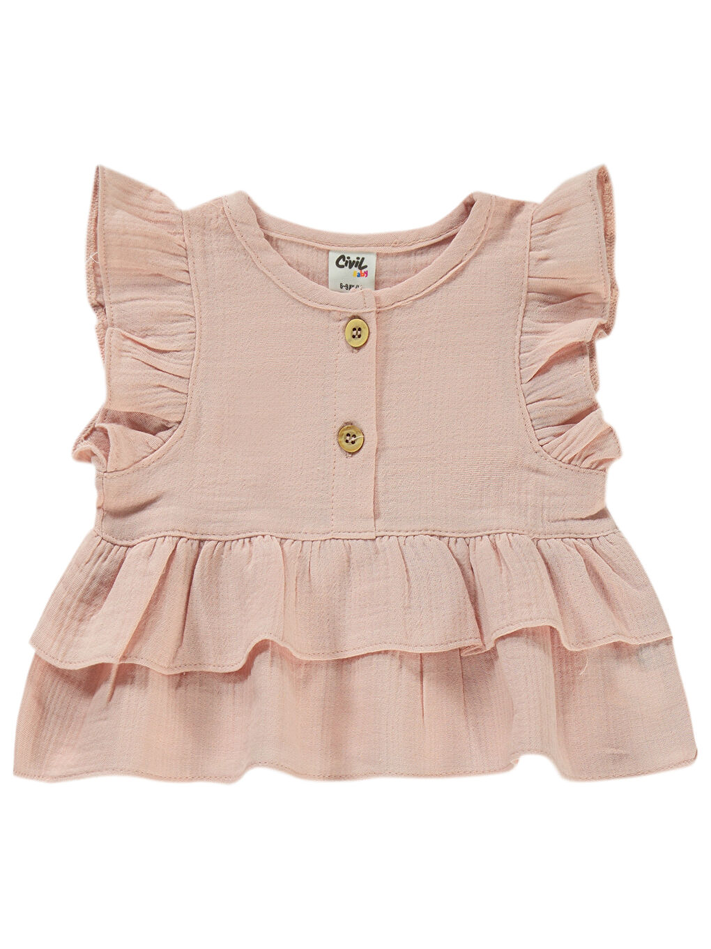 Baby Kız Bebek Takım 6-18 Ay Pembe-2