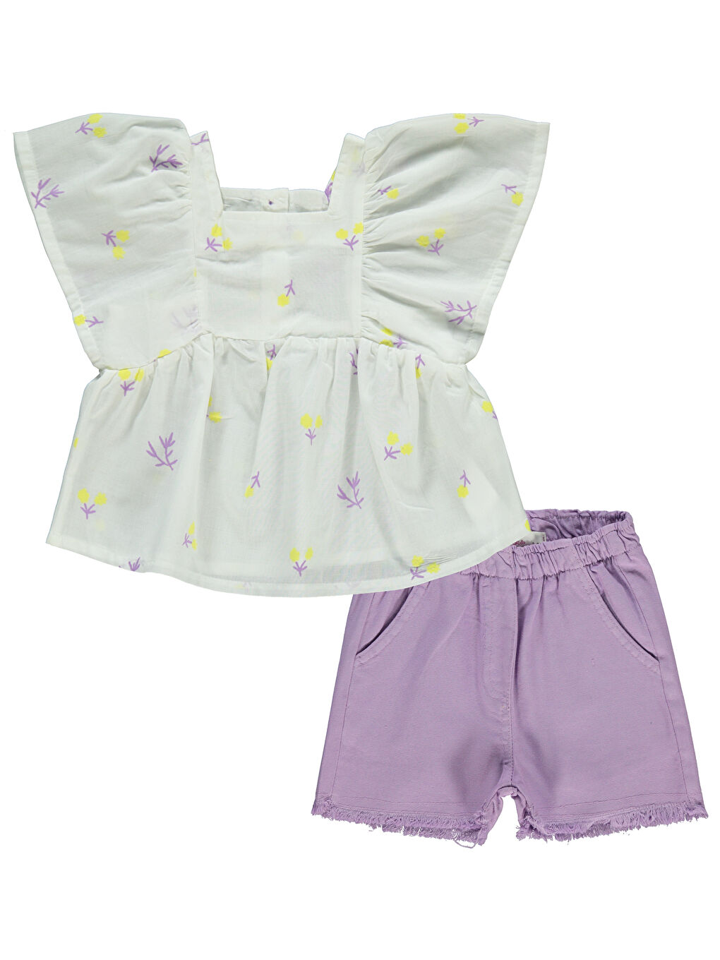 Girls Kız Çocuk Takım 2-5 Yaş Ekru