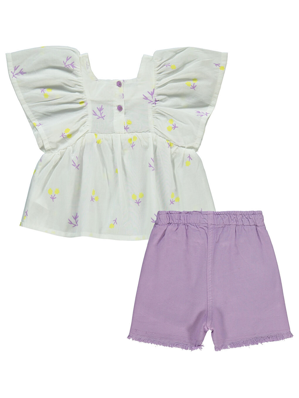 Girls Kız Çocuk Takım 2-5 Yaş Ekru-1