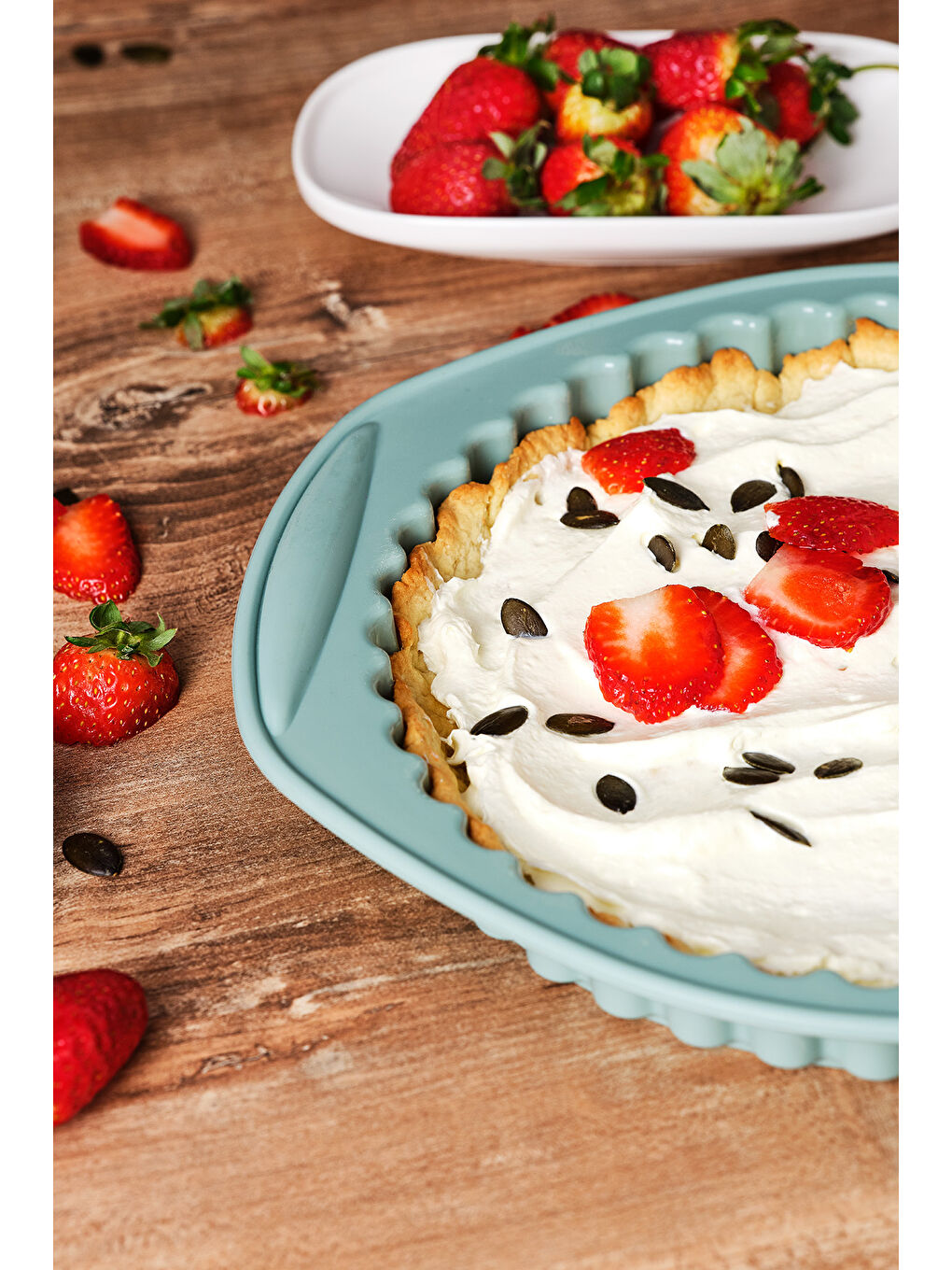 Silikon Tart Kalıbı Yeşil-4