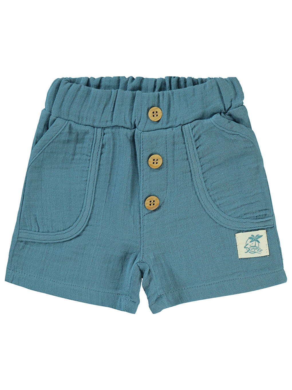 Baby Erkek Bebek Şort 6-18 Ay İndigo