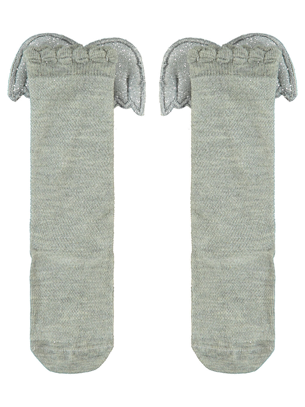 Girls Kız Çocuk Dizaltı Çorap 3-11 Yaş Gri