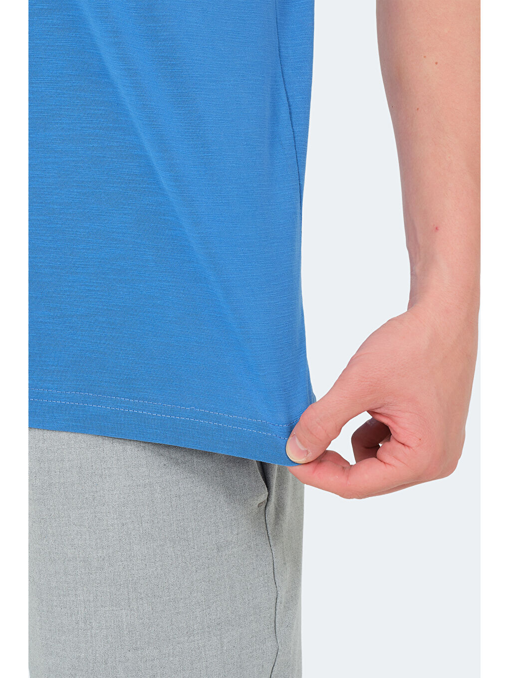 KATSURO Erkek Polo Yaka Tişört Koyu Mavi-5