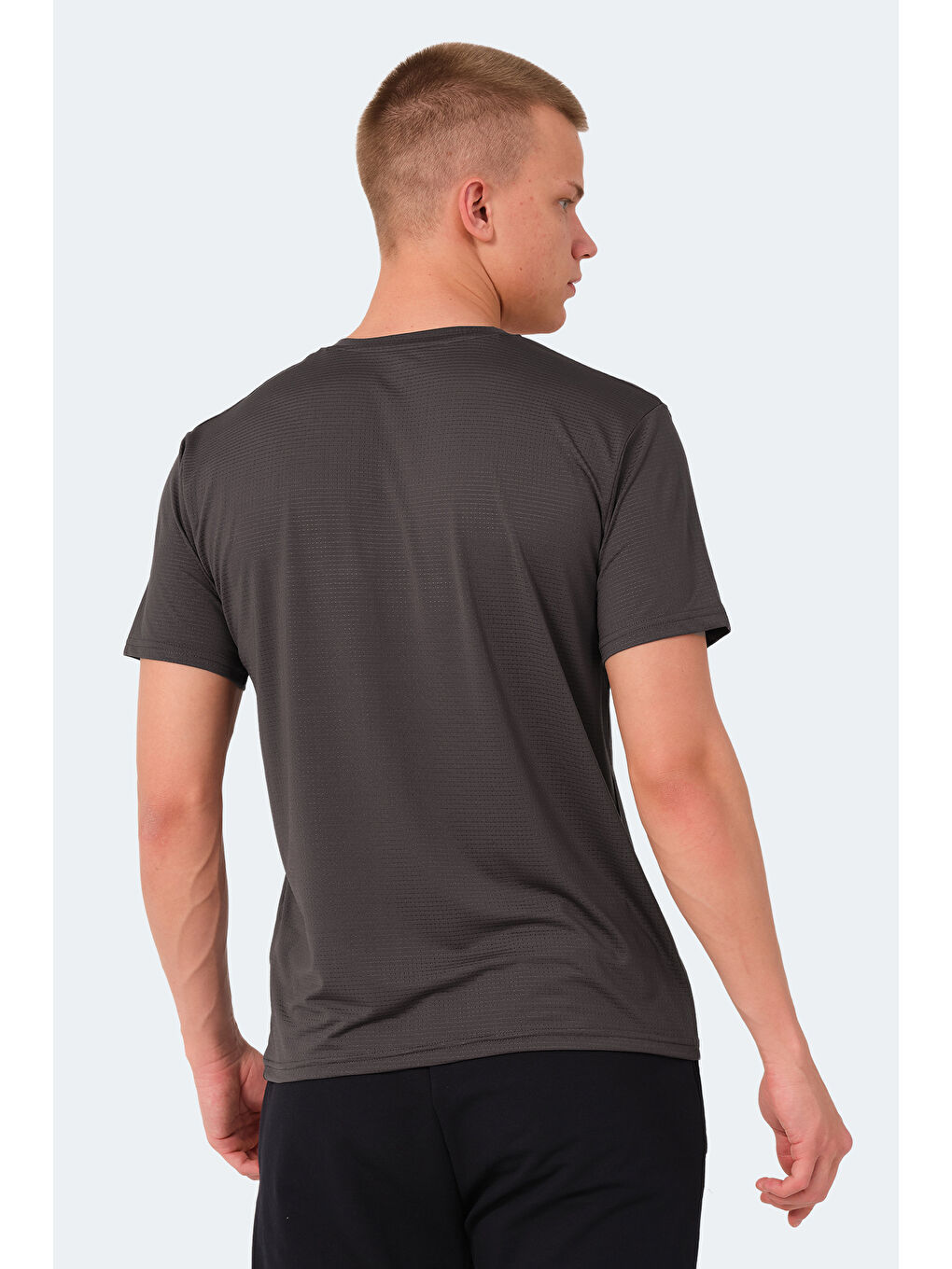 Erkek Tişört Koyu Gri-1