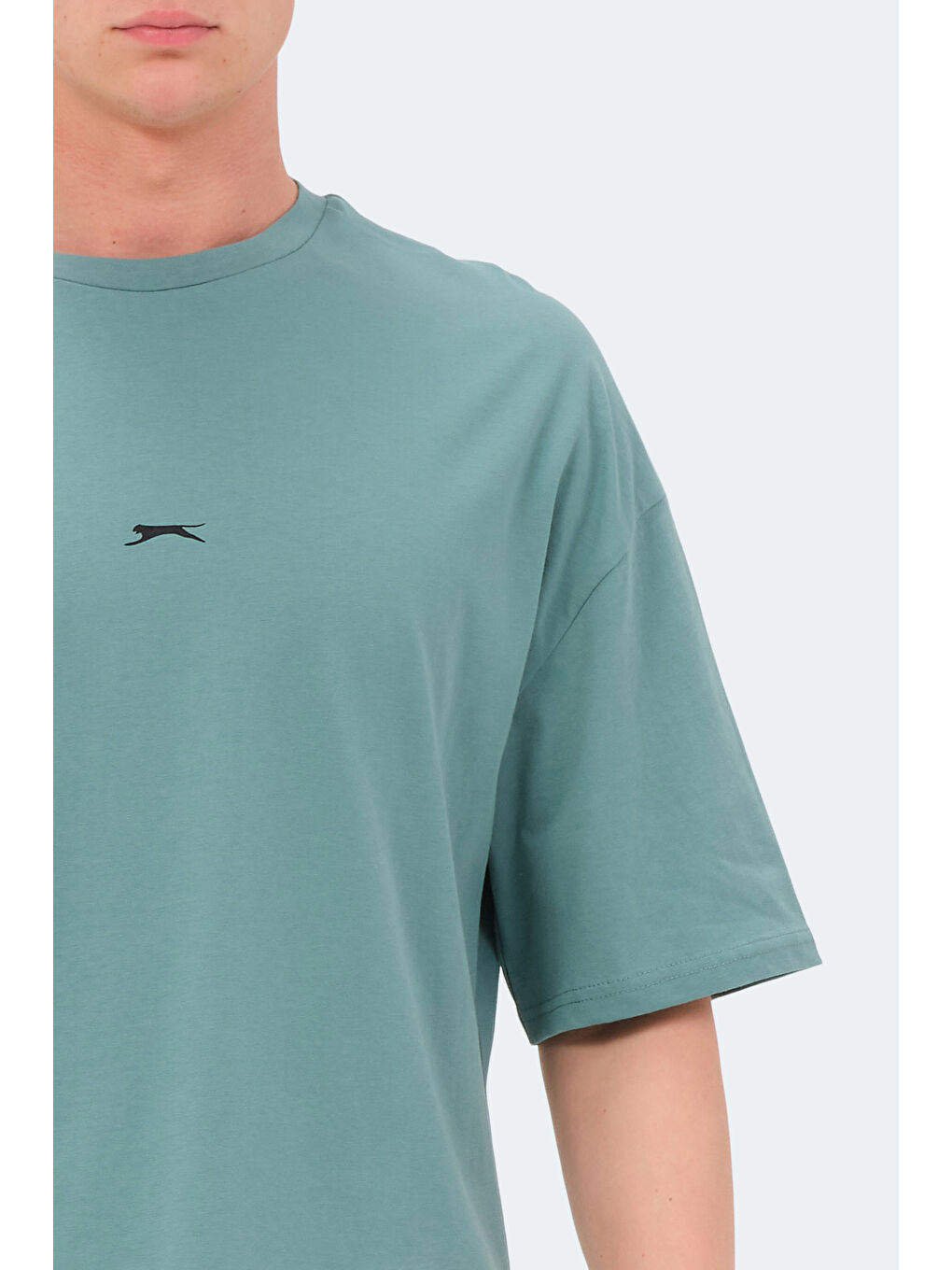 veNETIA I Erkek %100 Pamuk Tişört Yeşil-5