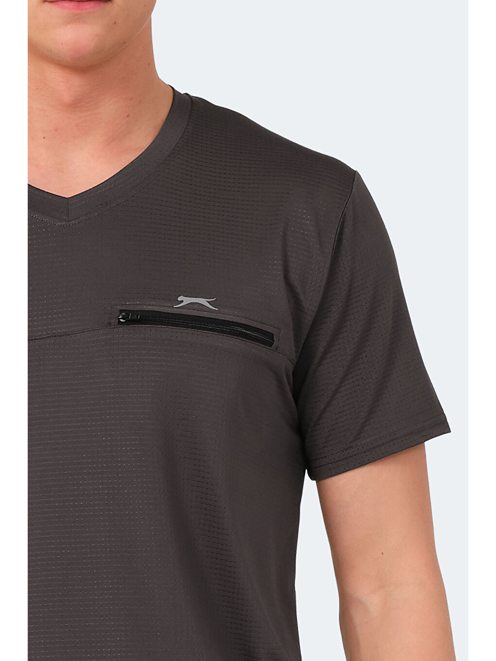 Erkek Tişört Koyu Gri-3