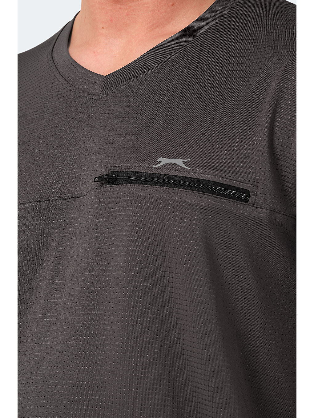 Erkek Tişört Koyu Gri-5