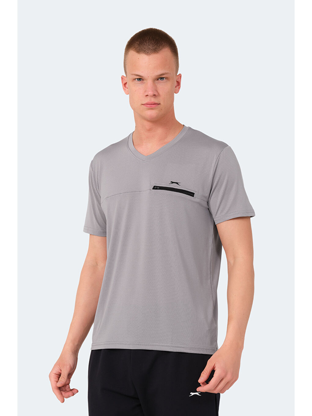 Erkek Tişört Gri-5