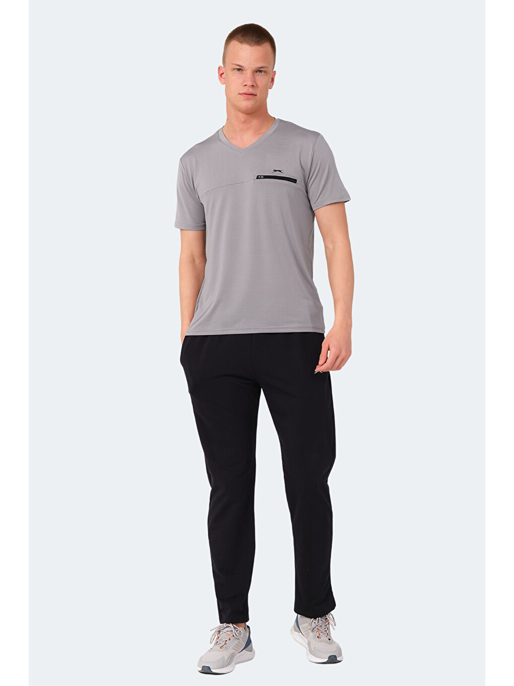 Erkek Tişört Gri-6