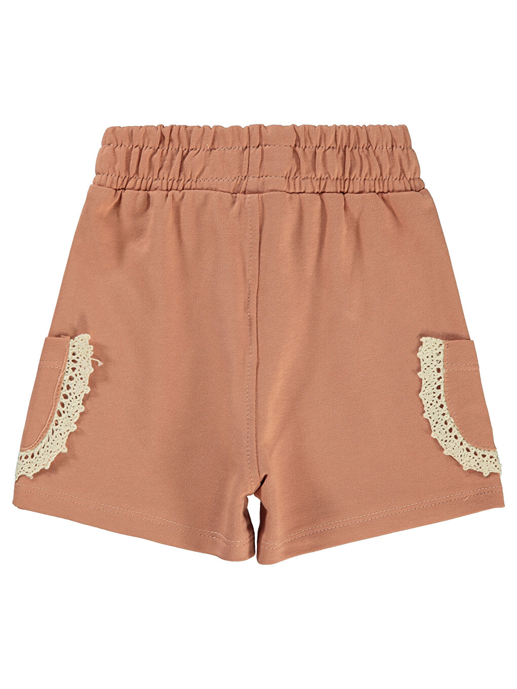 Kahverengi Girls Kız Çocuk Şort 2-5 Yaş Kiremit-1